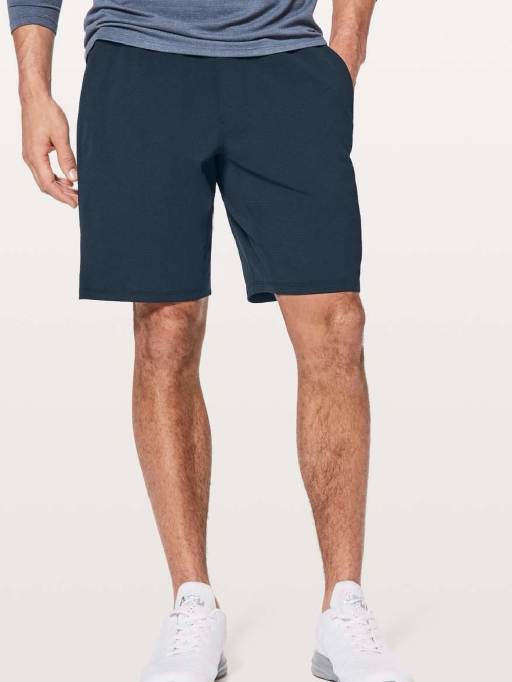 Lululemon Warp Lite Short Mens M 9" Inseam Navy Running Athletic Gym M7A75S